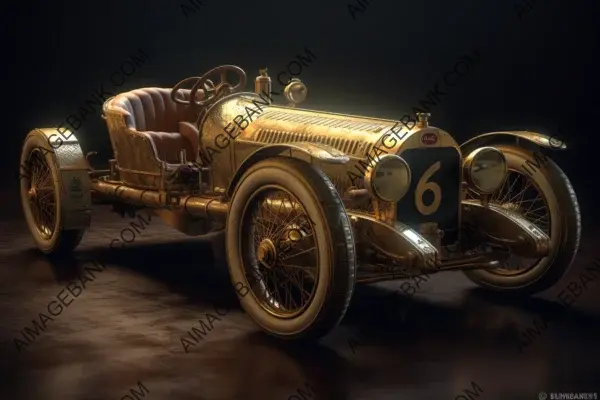 Volumetric Lighting: Steampunk F1 Car in 3D