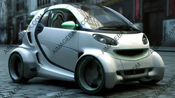 Cyberpunk Shopping Car: Smart Fortwo 2006 Embraces Futuristic Style