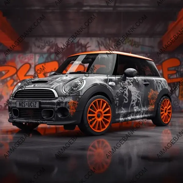 Customize Your Black and Grey Mini Cooper