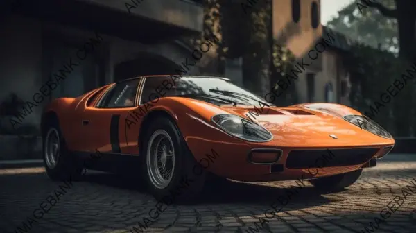 Beauty of Orange Lamborghini Miura