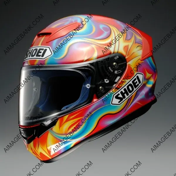 Shoei motorbike helmet design dynamic style