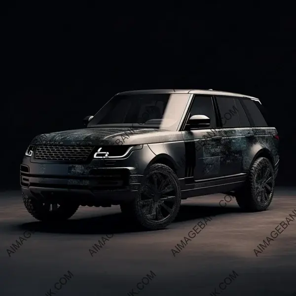 Black range rover design sleek vision 2050