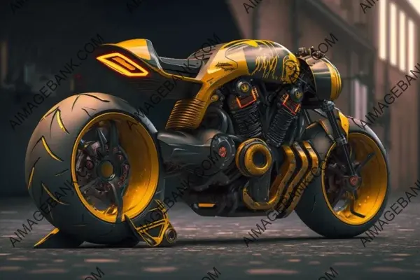 New cyberpunk harley davidson 883 desmo futuristic design