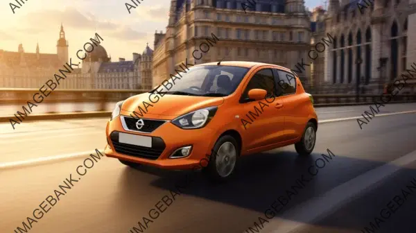 Capturing style: Nissan Micra cruises through the cityscape