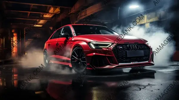 Audi RS3 Sportback impresses with a smoke-sparring launch