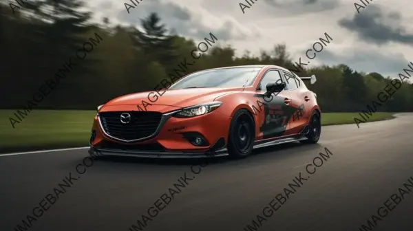 Captivating time attack: Mazda3 hatchback tuned for performance