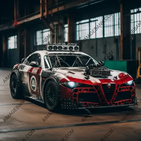 Captivating Alfa Romeo Giulia Exoskeleton Concept