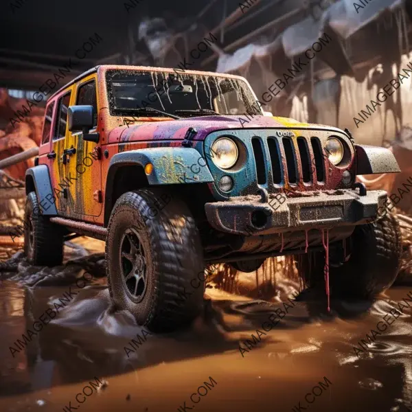 Jeep Wrangler &#8211; An Extreme Multicolor Tuning Masterpiece