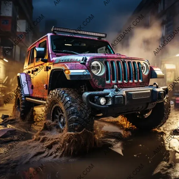 Futuristic Jeep Wrangler Design &#8211; A Multicolor Marvel