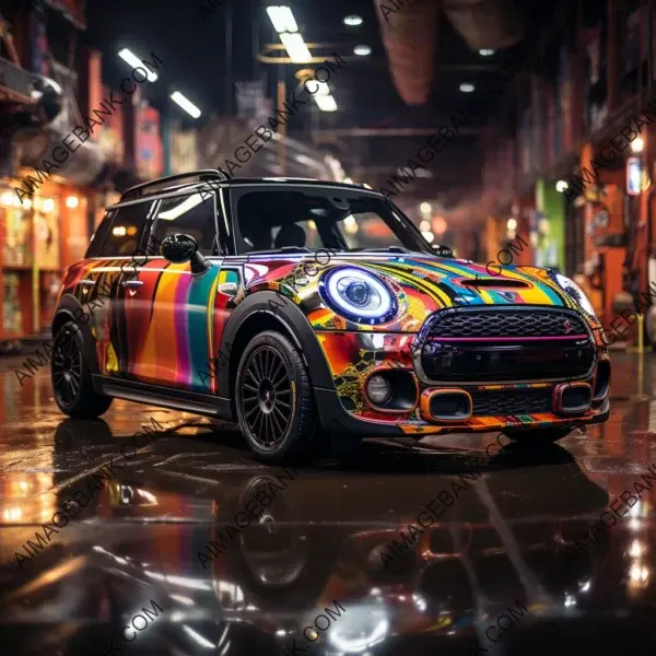 Futuristic Mini Cooper Design &#8211; A Multicolor Marvel