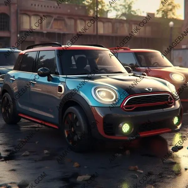 Electric Mini SUVs Showcased in Simple and Stylish Octane Render