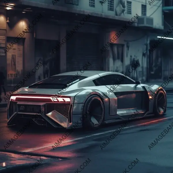 Futuristic Audi Sports on the Streets