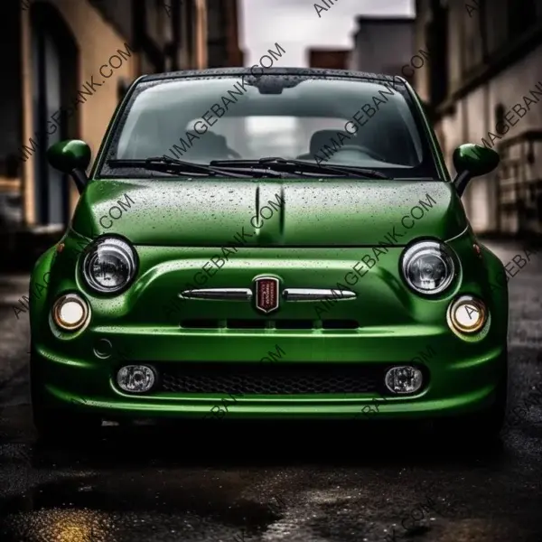 Hulk-Transformed Fiat 500 Car