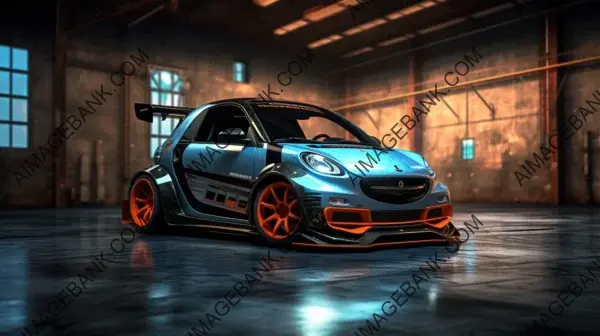 Liberty Walk Mugen Body Kit on Smart Car Speed Demon Edition