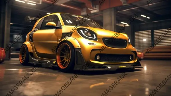 Liberty Walk Mugen Body Kit on Smart Car Speed Demon Edition