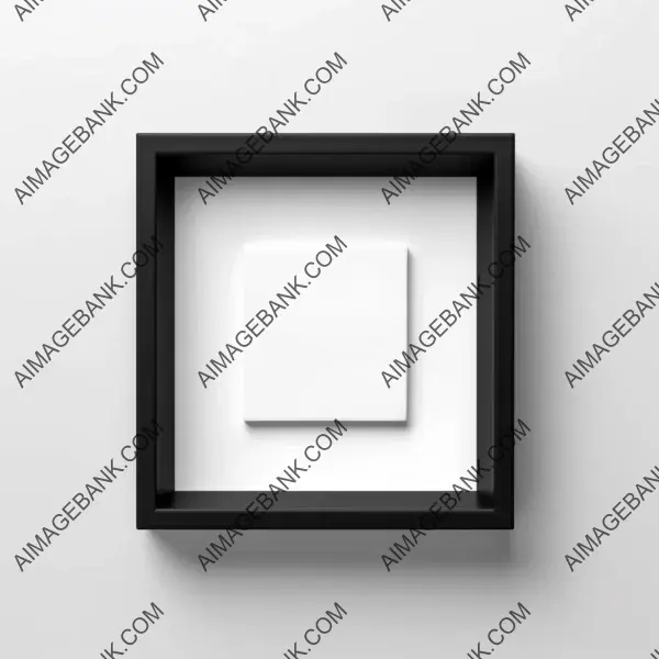 Black and White Square Frame