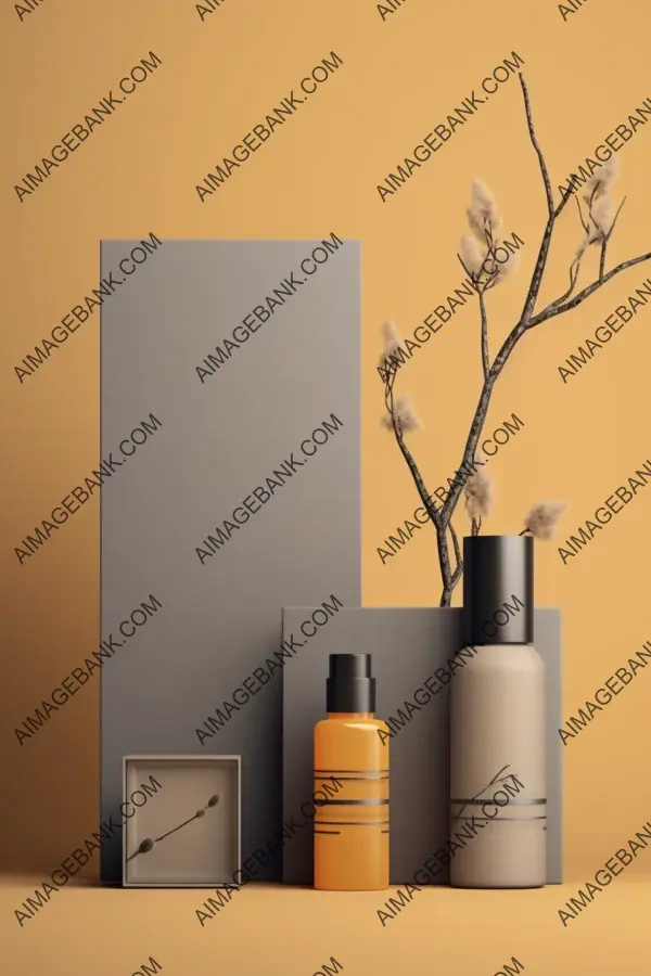 Mockup for Cosmetic Product Display