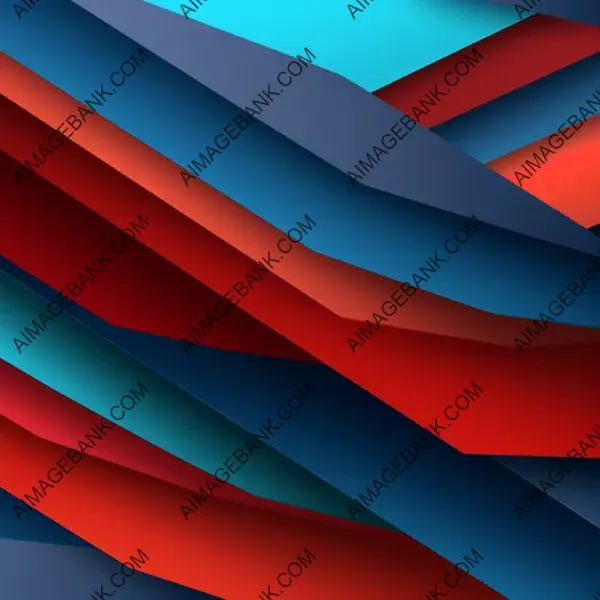 Blue and Red Striped Background