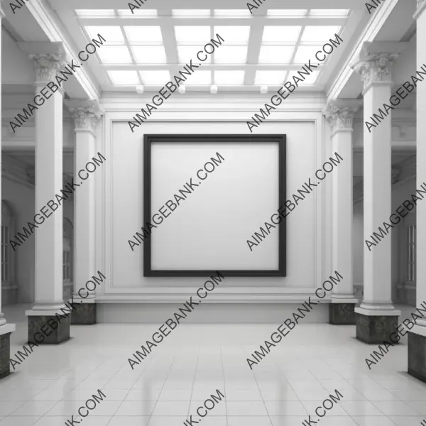 Frontal Shot of Huge Minimalist-Style Picture Frame