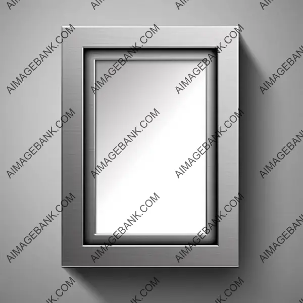 Empty Qphoto frame material with rectangles