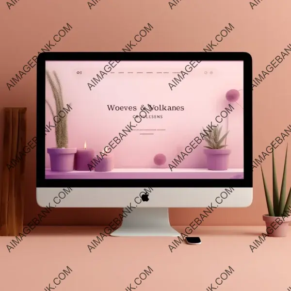 Wellness Company Website Composition with Massage Theme