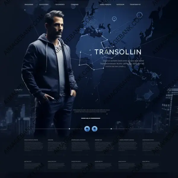 Refined Web Design: Dark Blue Background for Classy Look