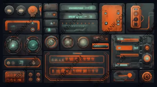 Dystopian Delights: Crafting Highly Detailed UI Sets for Games