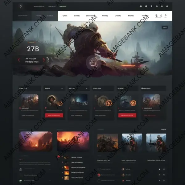 Elegant Design System for Gaming News Website: UX/UI