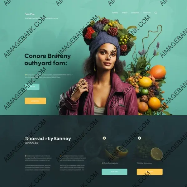 Green Yellow Teal: Website Design