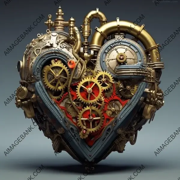 Astonishingly intricate mechanical heart