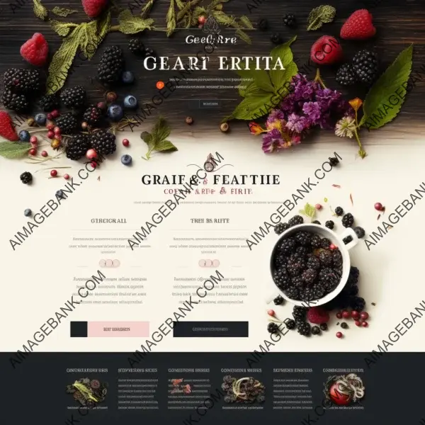 Sophisticated Design for an Earl Grey Tea Sale Website