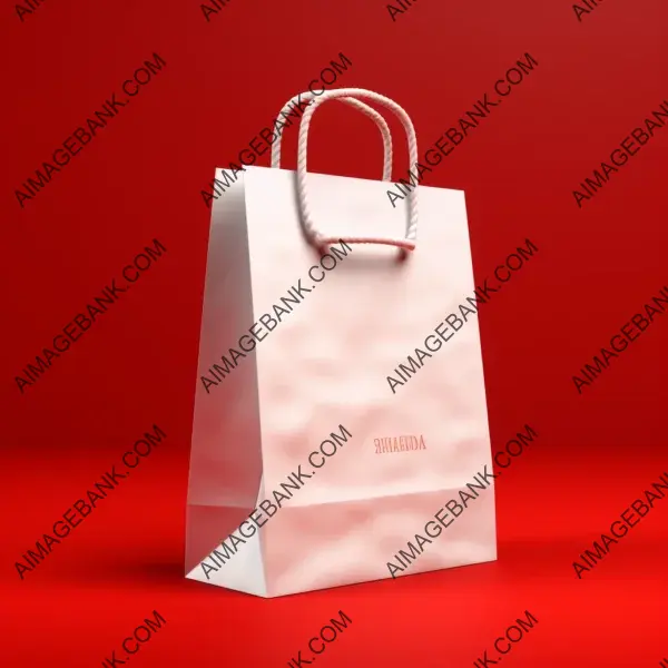 Spread Positivity with Our White Paper Bag Icon Design