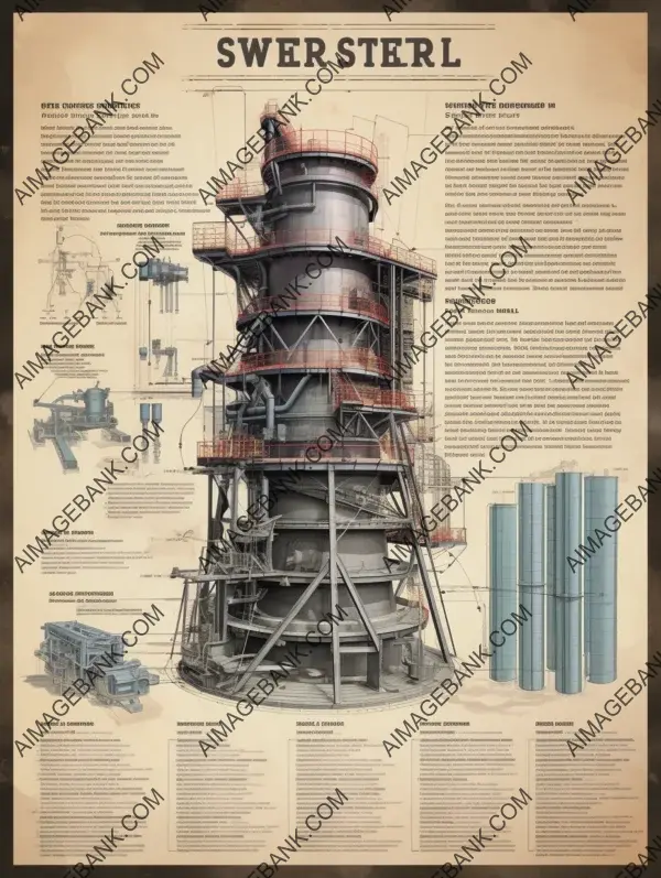 Crafting a poster that provides information about the steel production process in the US