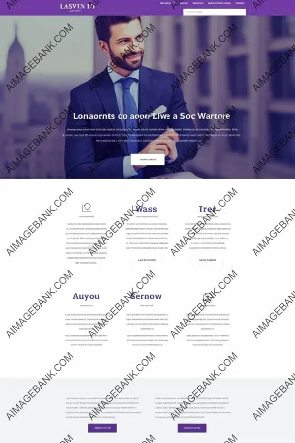 Designing a dynamic landing page for a law firm&#8217;s website