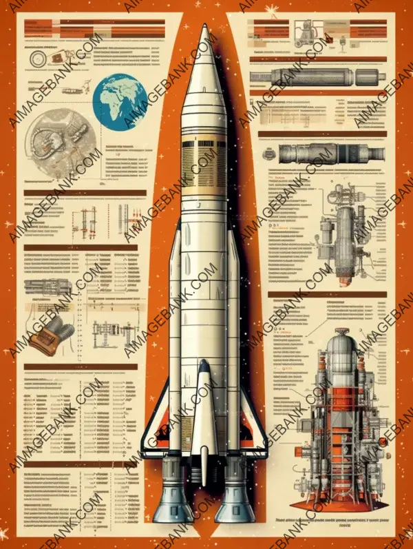 Infographic: Realistic Styled Supersonic Rocket