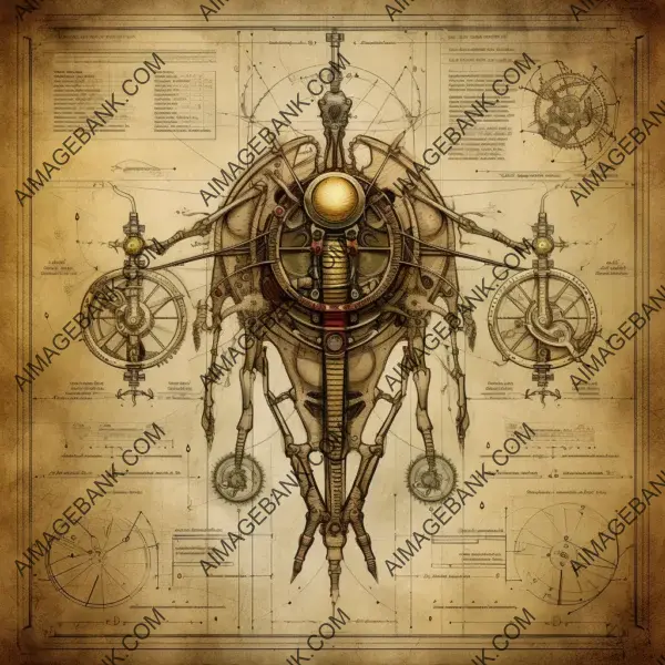 Mystical Alien Da Vinci Machinery