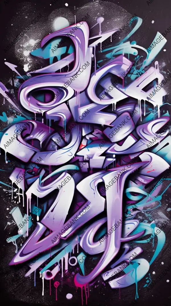 Andrew King Style: Dark and White Graffiti Art