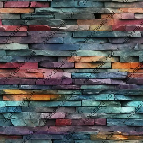 Vibrant and Characterful Slate Wall