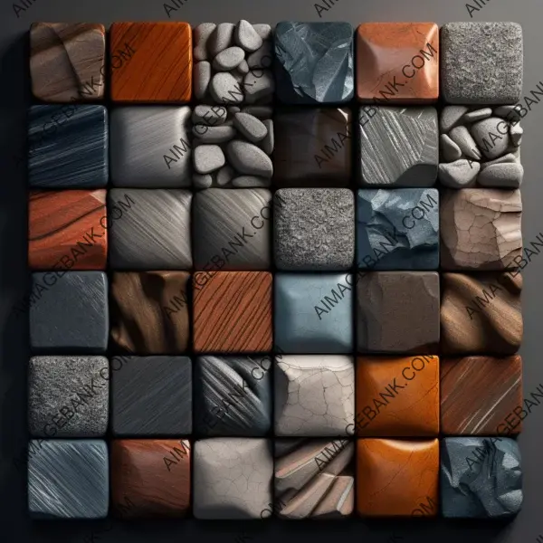 Sense of wonder in rock tile collection