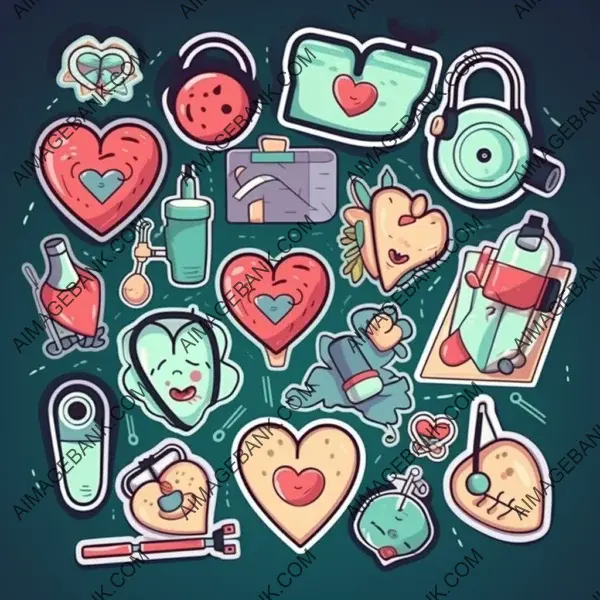 Heartwarming Cute Sticker Collection