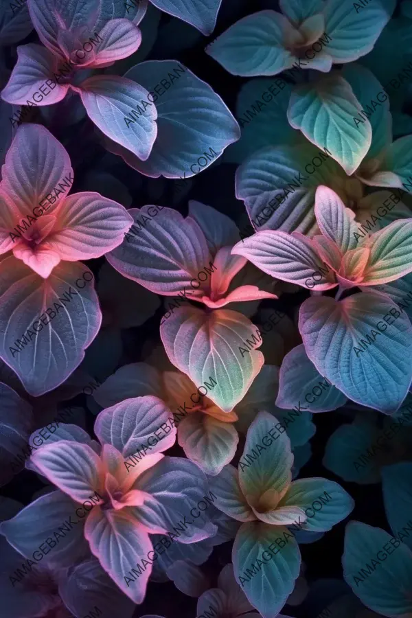 Eye-catching top view variety of plants