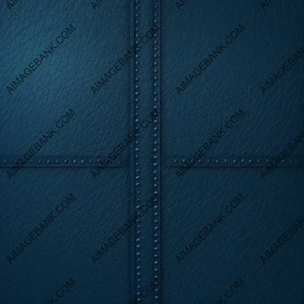 Realistic blue leather texture flat canvas