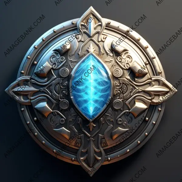 Jewelry Shield with Sharp Circle