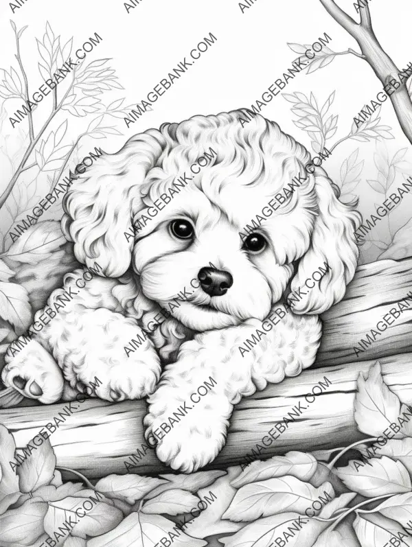 Ground-Resting Bichon Frise