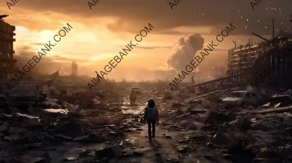 Intriguing Facebook Cover Image with Post-Apocalyptic Vibes