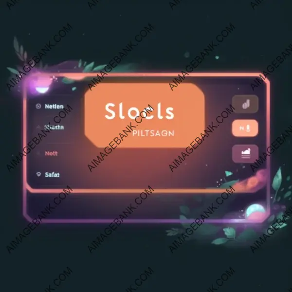 Twitch Panel with Frontal View and Large Width Simple Design