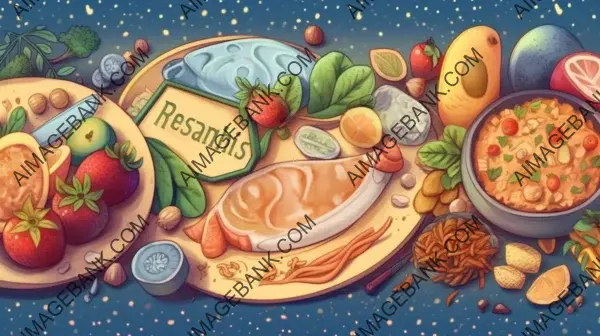 Healthy diet-themed Facebook cover banner