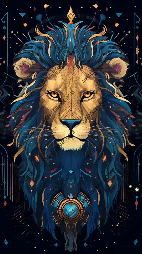 Proud Leo Zodiac Phone Wallpaper