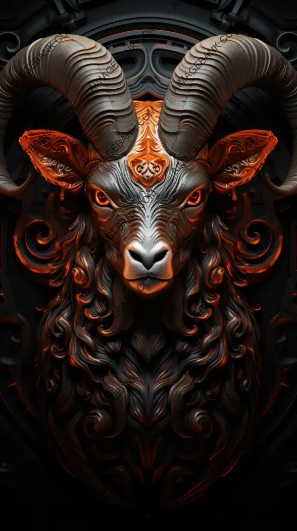 Exhilarating Aries Zodiac Phone Wallpaper