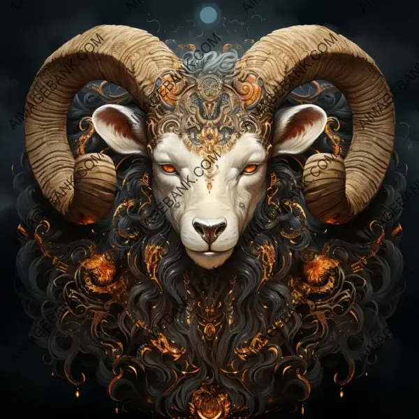 Dynamic Aries Zodiac Sign Wallpaper